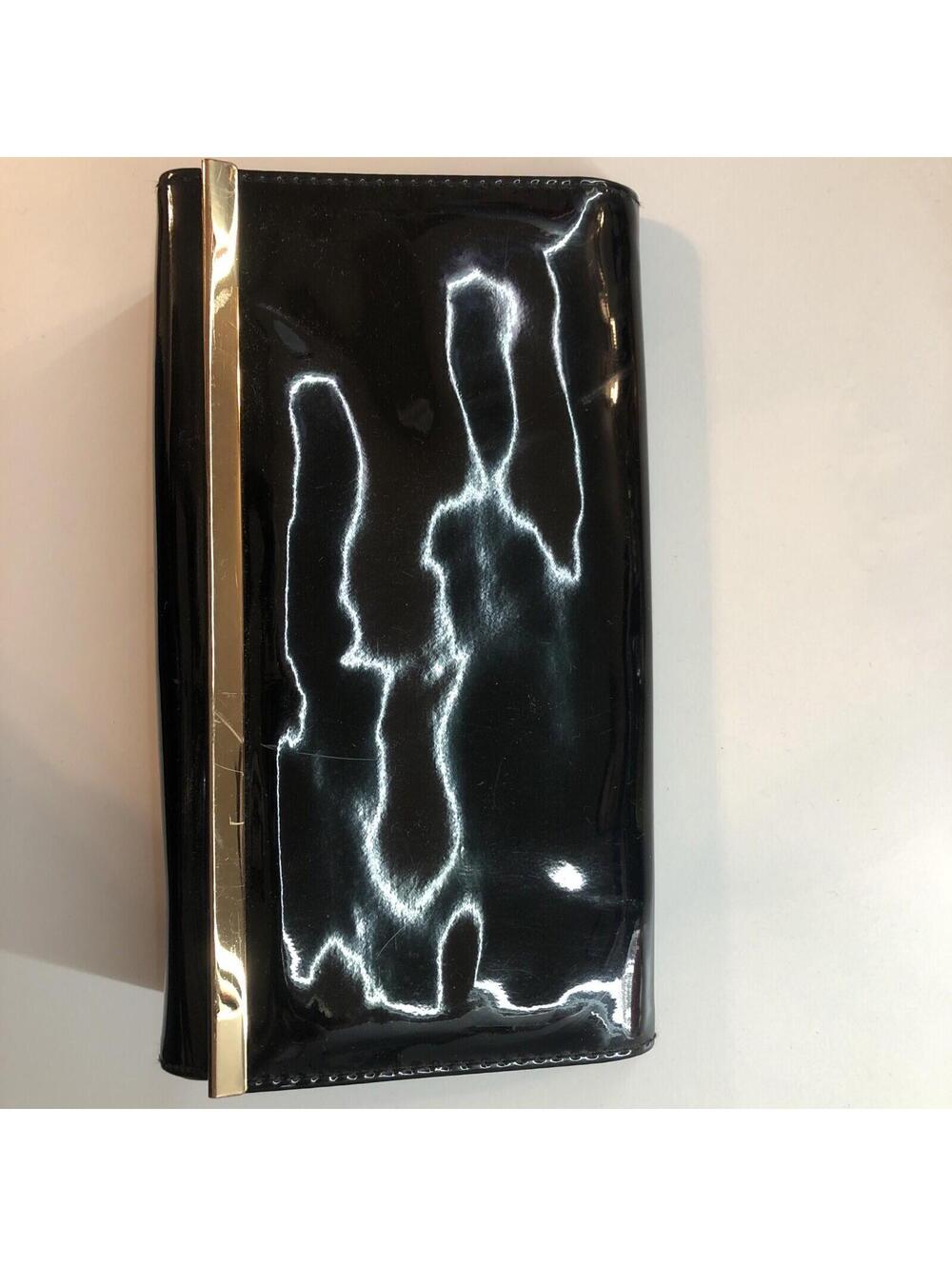 Estee‎ Lauder Black Patent Leather Clutch or Accessory Handbag